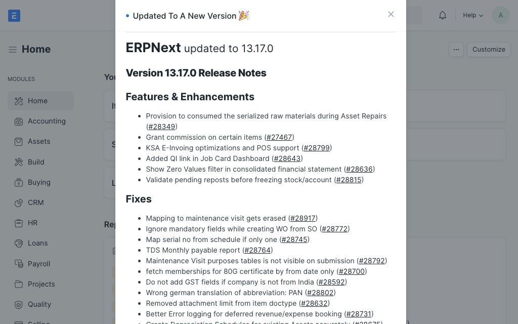 Upgrade unserer ERPNext-Testinstanzen - Cover Image